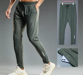 Summer Elastic Men Running Sport Pants Jogging