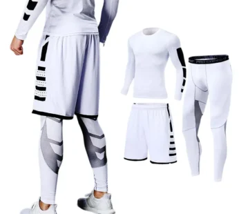 Men’s Running Tracksuit Training Fitness Sportswear Set Compression Leggings Sport