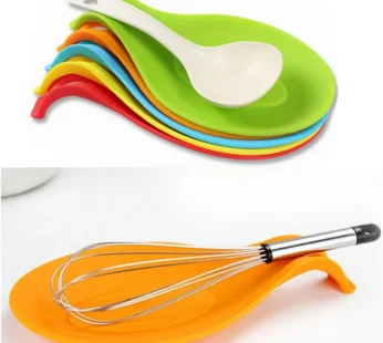 Gadgets Silicone Multipurpose Spoon Rest Mat Holder for Tableware Kitchen